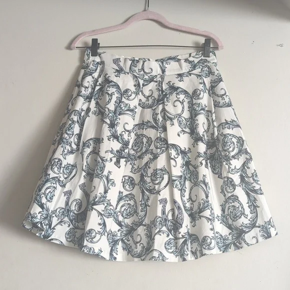 Pierre Cardin Box Pleat A-Line Skirt - Picture 6 of 11